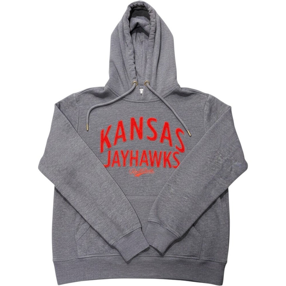 Camp David Kansas Jayhawks Hoodie Mens Medium Blue Rock Chalk NCAA Sweatshirt